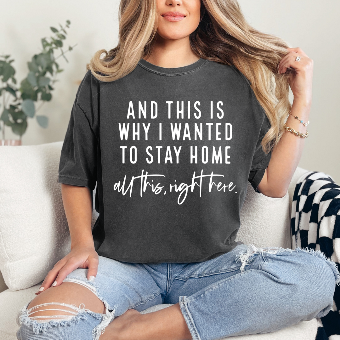 This is Why I Wanted to Stay Home Shirt