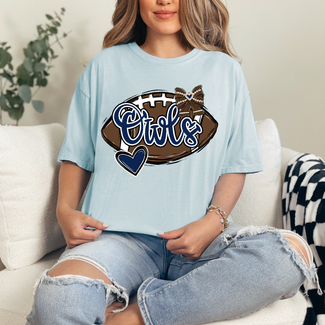 Owls Football (short sleeve, long sleeve, sweatshirt, hoodie)