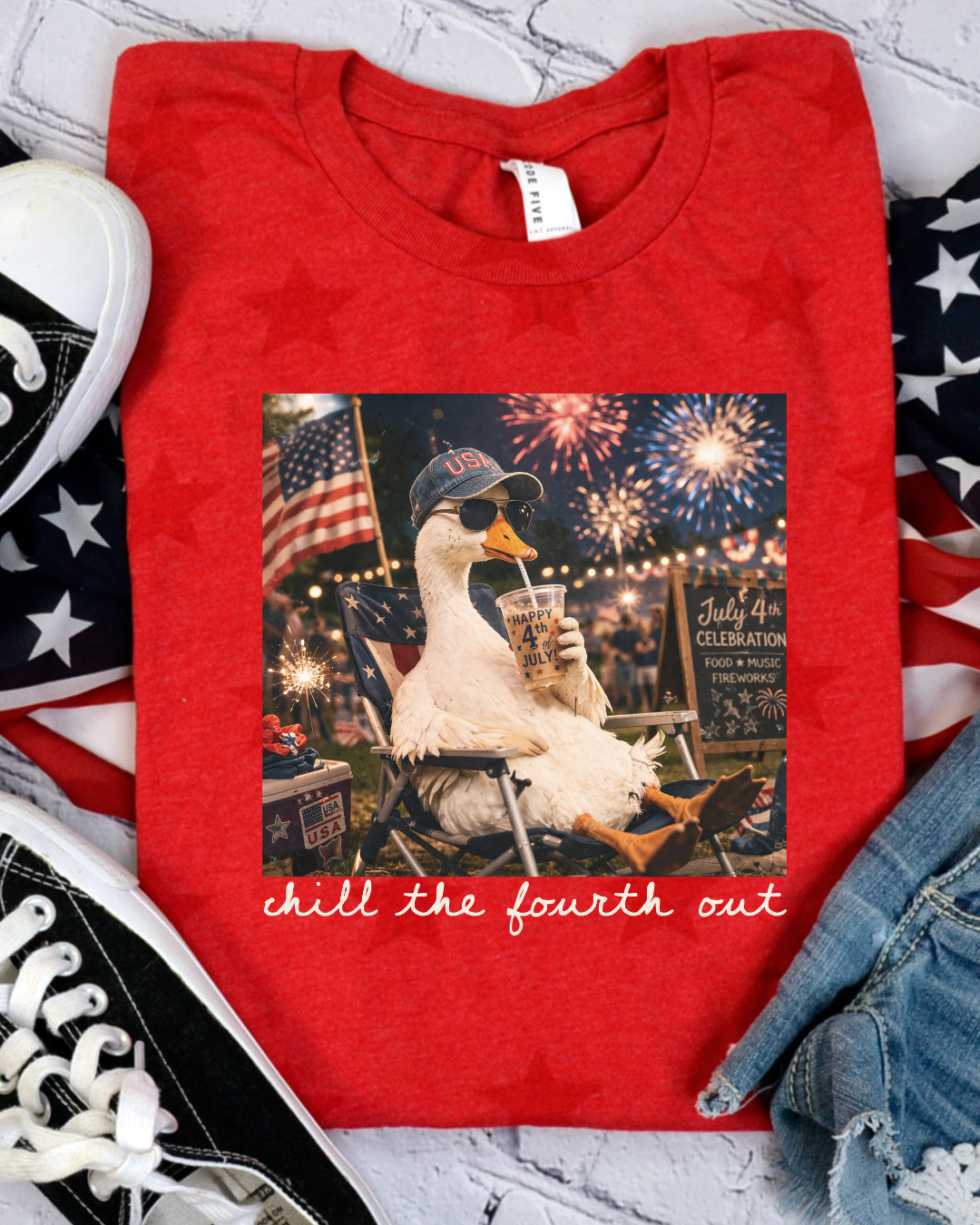 Chill The Fourth Out Stars Shirt
