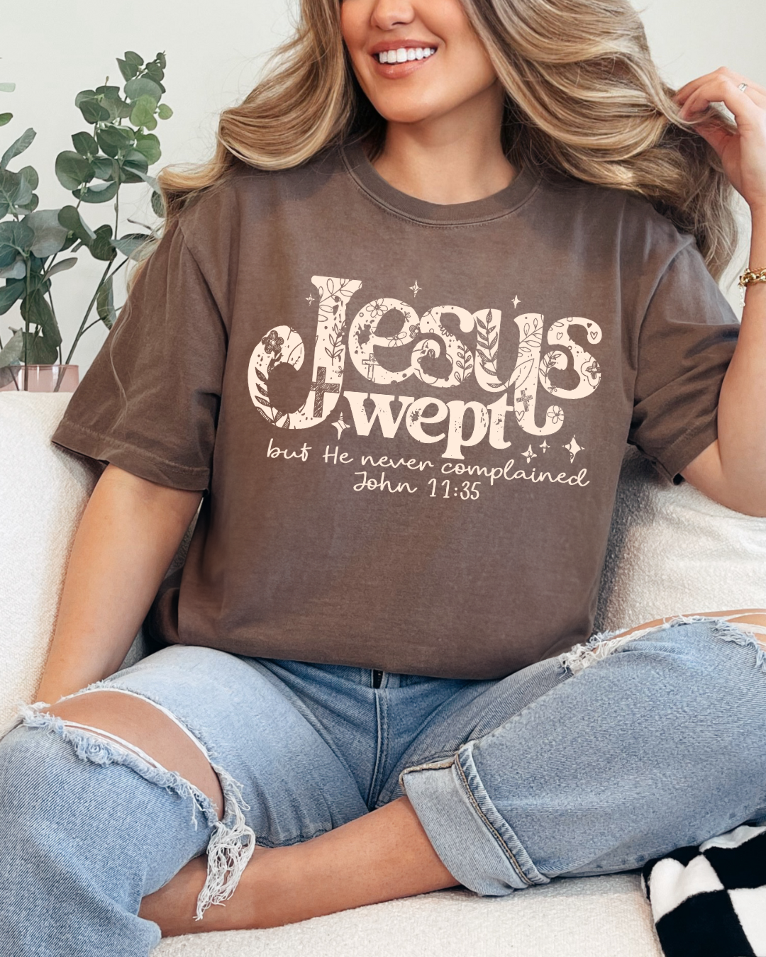 Jesus Wept Comfort Color