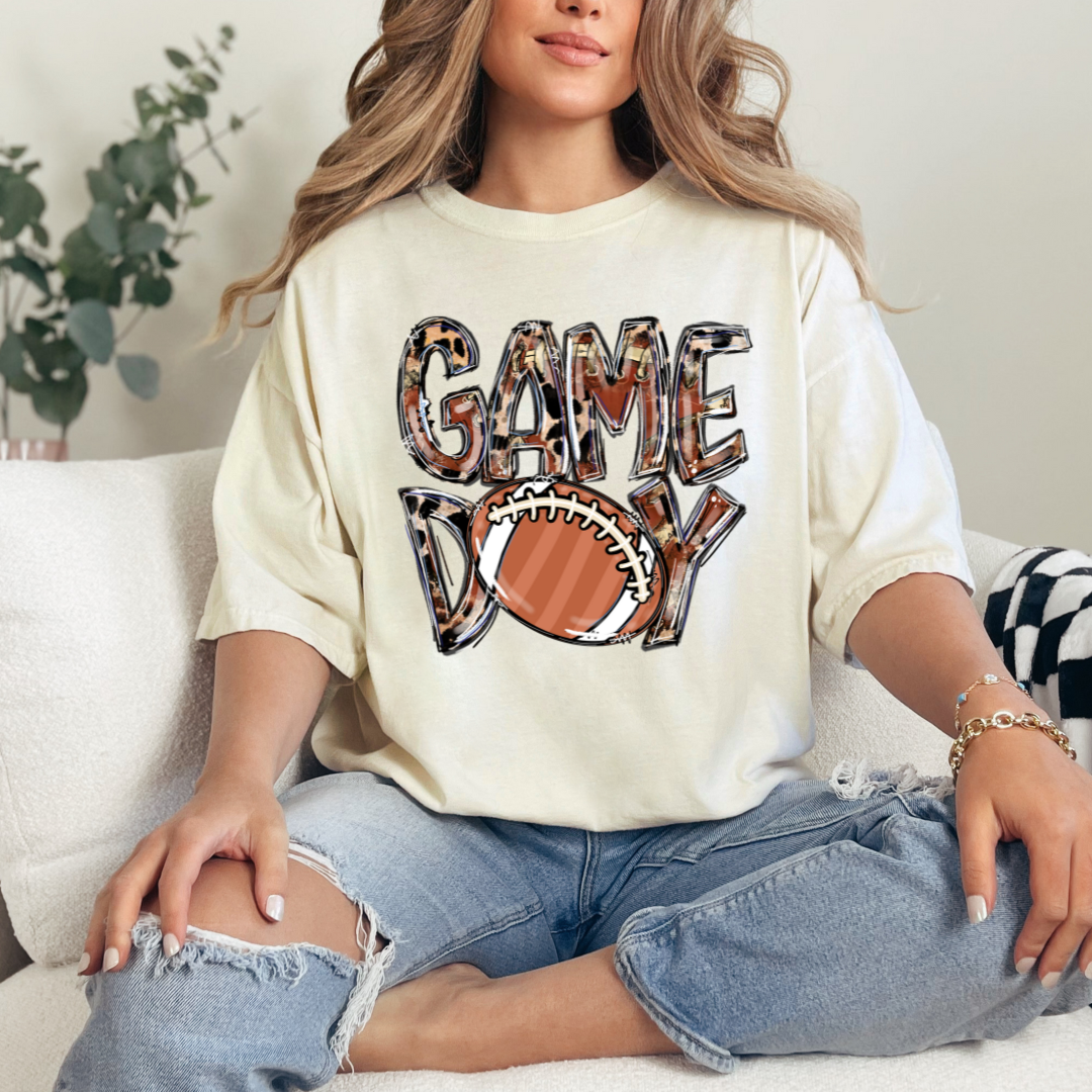 Game Day Cheetah Ivory Comfort Color