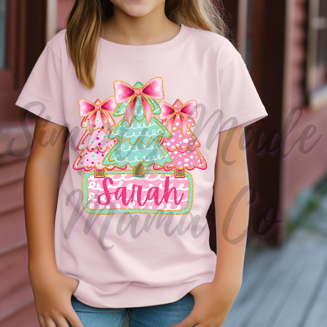 Customizable Christmas Tree Shirt