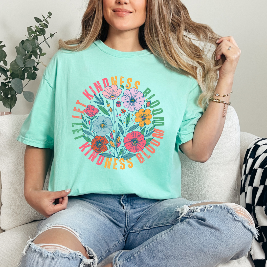 Let Kindness Bloom Floral Shirt