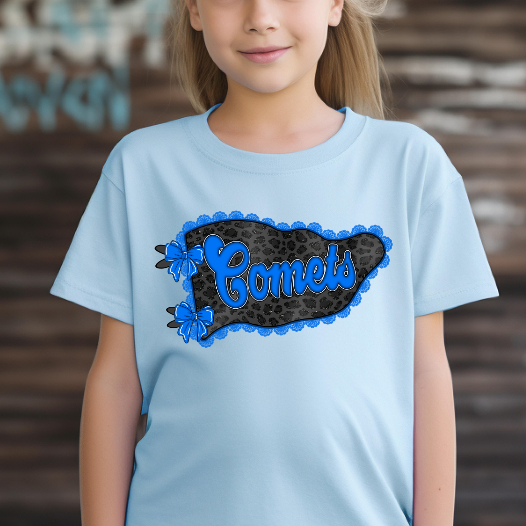 Comets Leopard Flag Friday Spirit Shirt