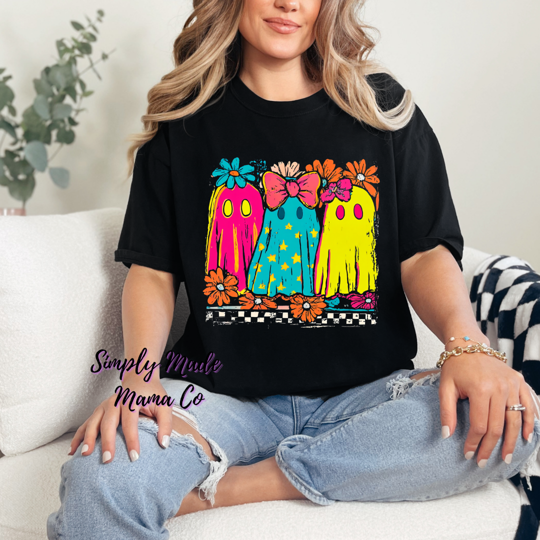 Neon Ghost Checkered Comfort Color