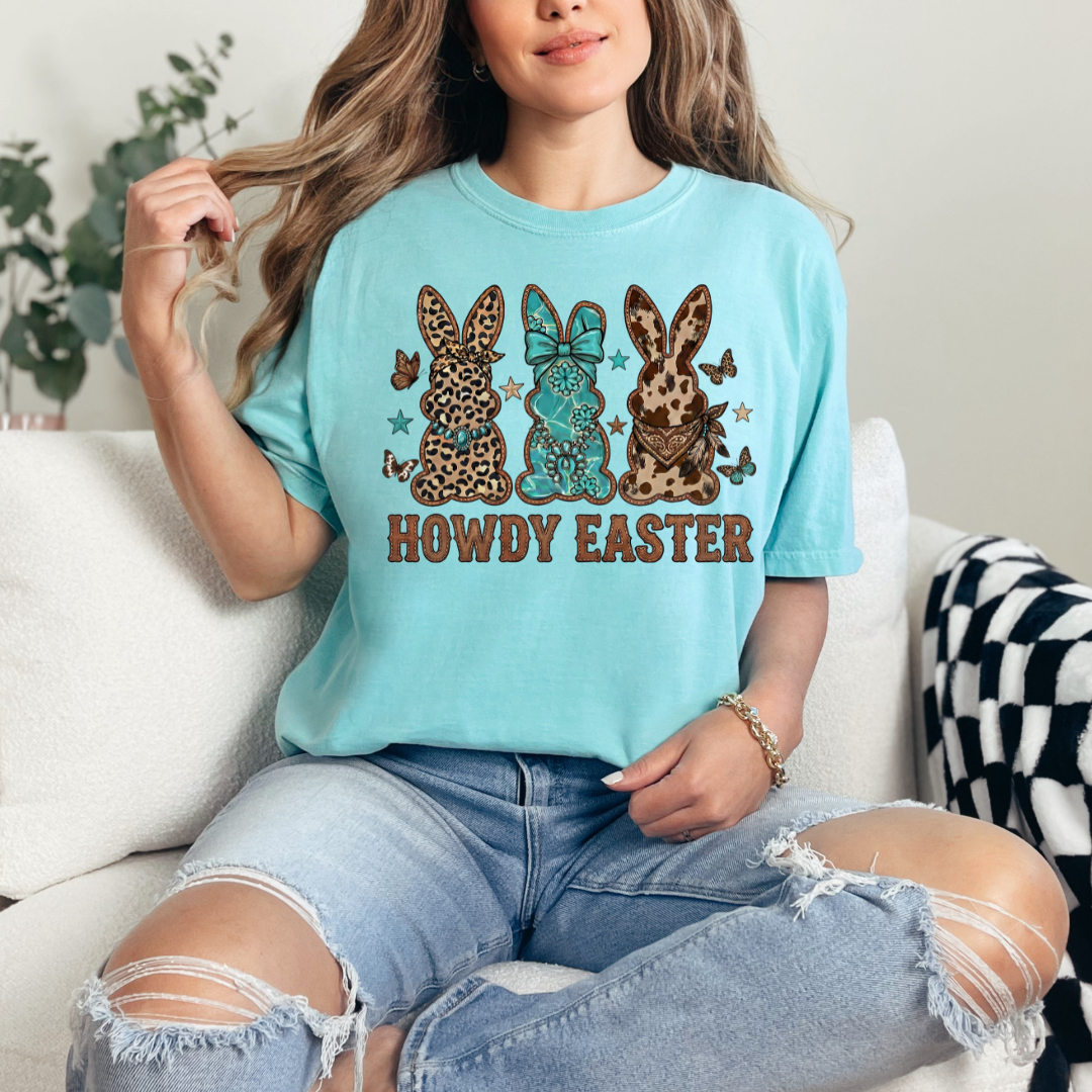 Howdy Easter Bunnies Comfort Color