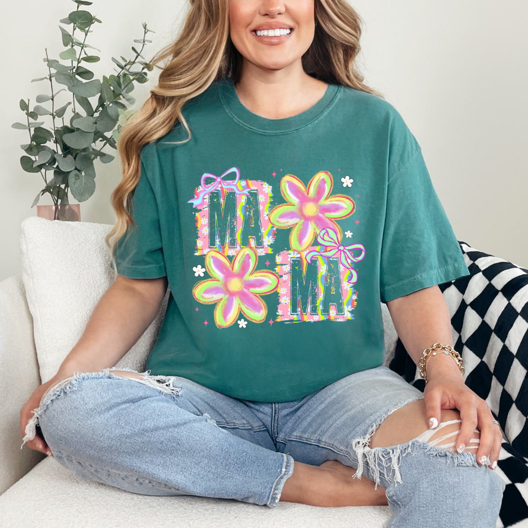 Neon Mama Floral Shirt