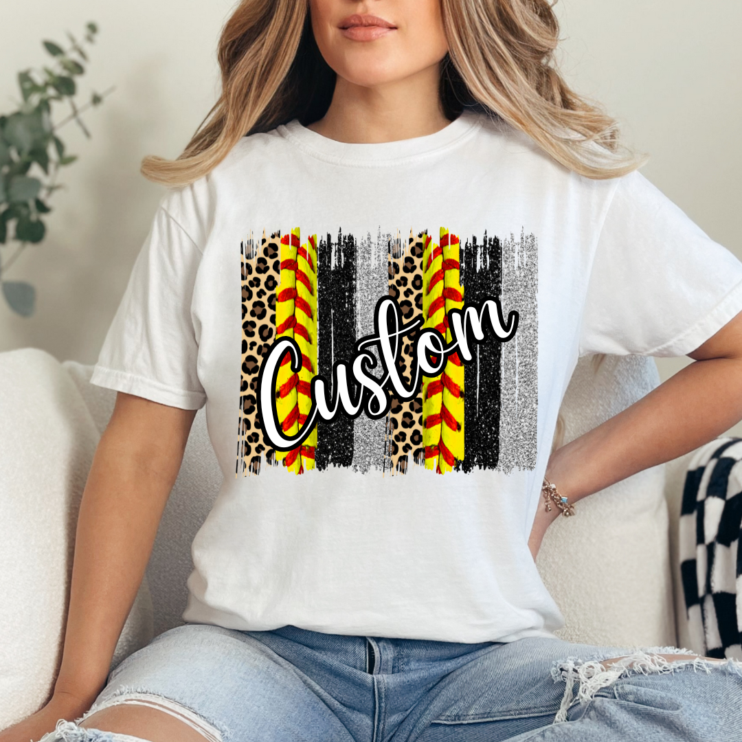 Custom Softball Spirit Wear (short sleeve, long sleeve, sweatshirt, hoodie)