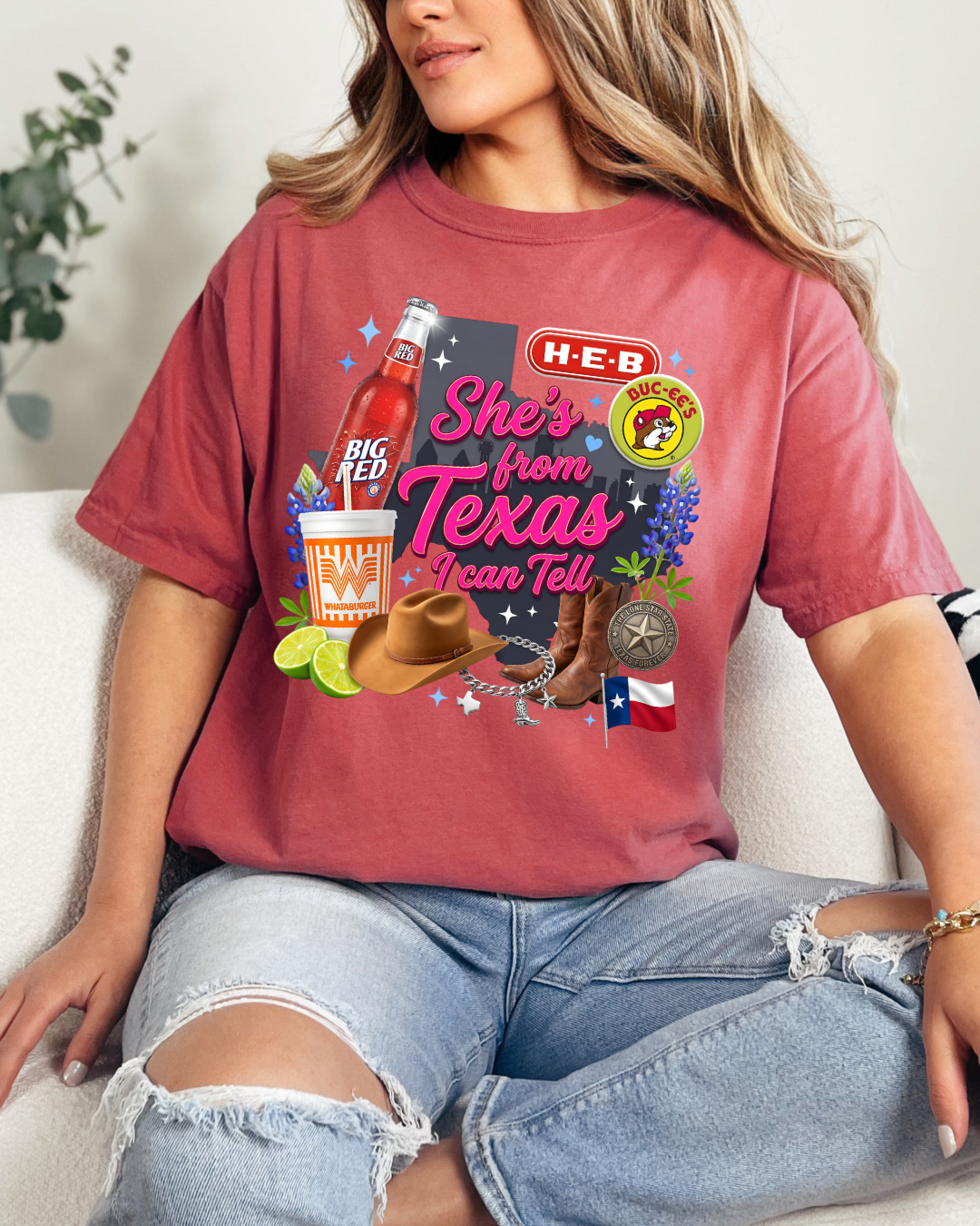 She's From Texas Version 4 Comfort Color