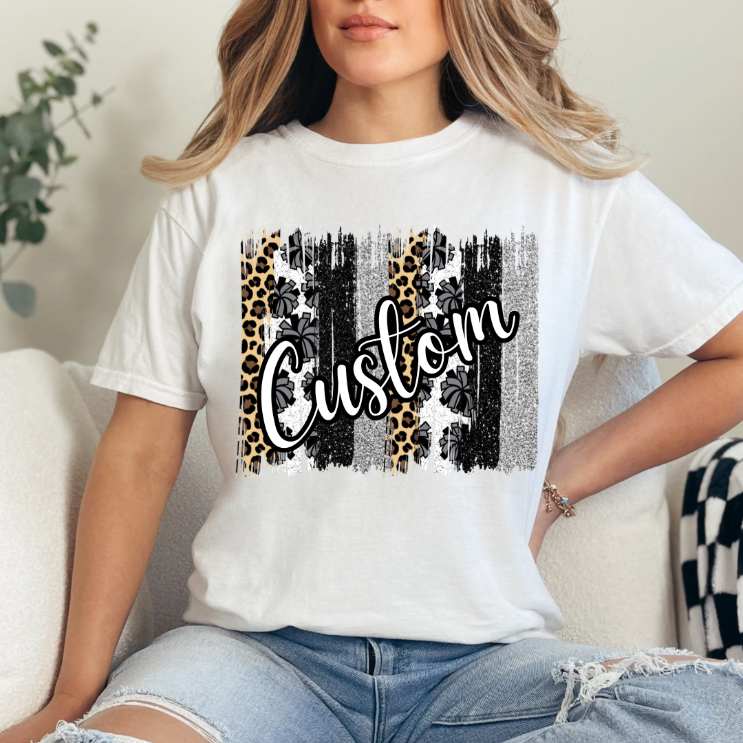 Custom Cheer Spirit Wear (short sleeve, long sleeve, sweatshirt, hoodie)