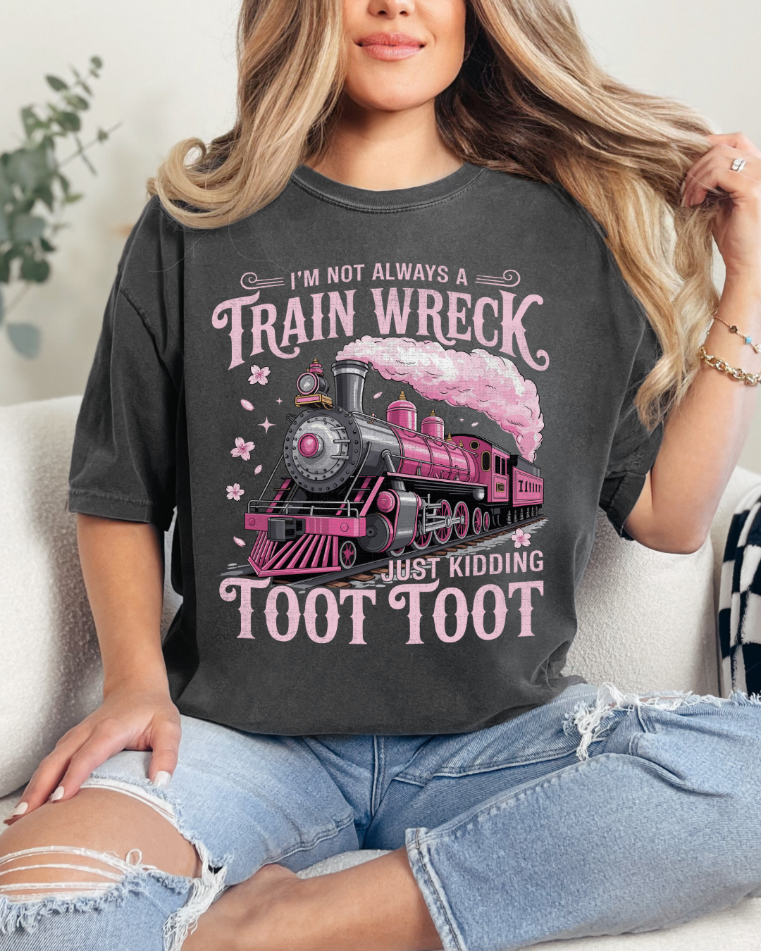 Train Wreck Toot Toot Comfort Color