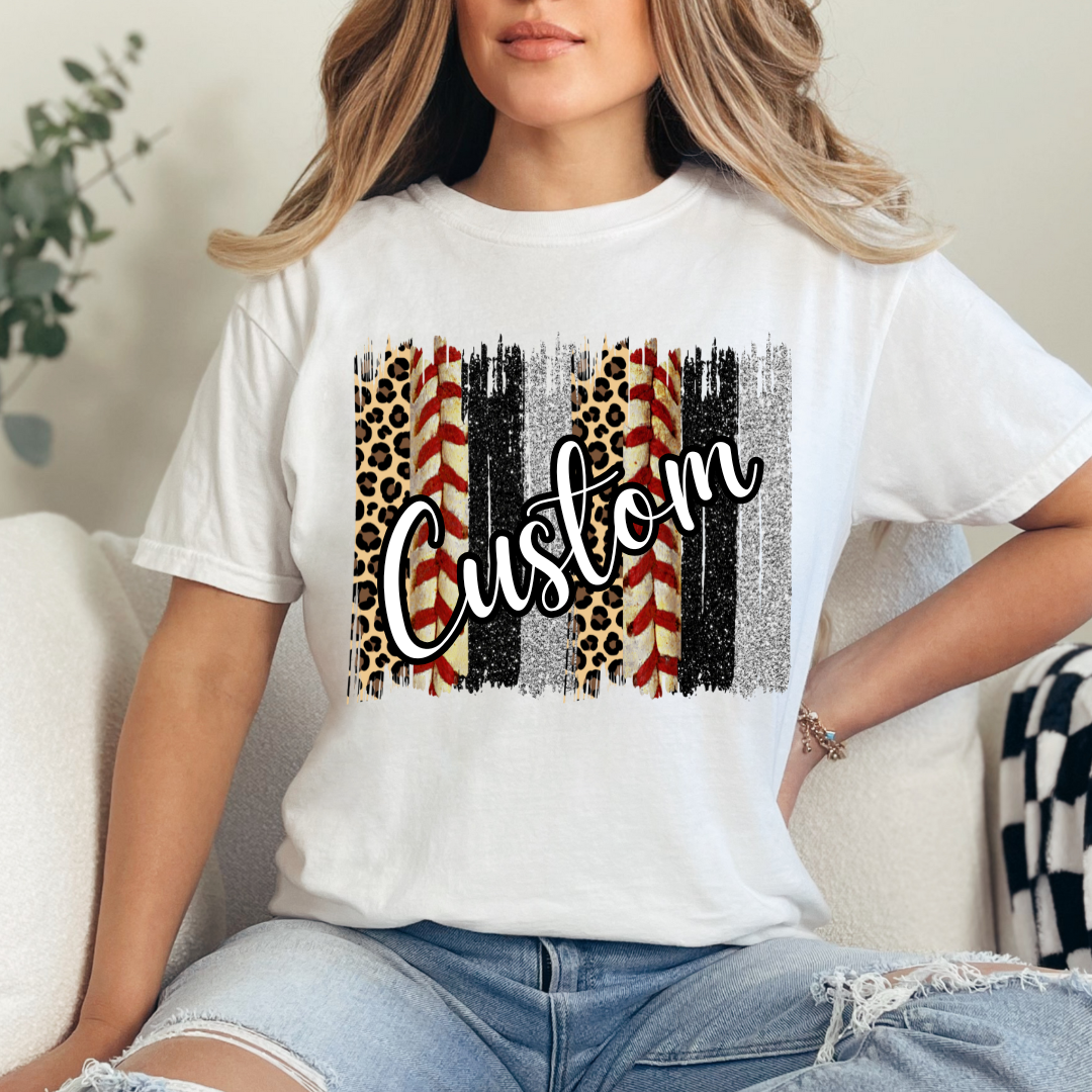 Custom Baseball Spirit Wear (short sleeve, long sleeve, sweatshirt, hoodie)