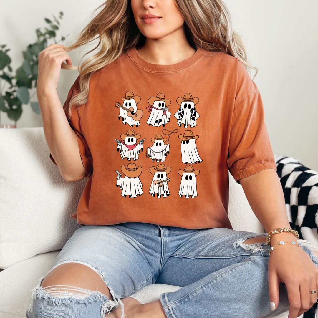 Cowboy Ghosts Adult Shirt