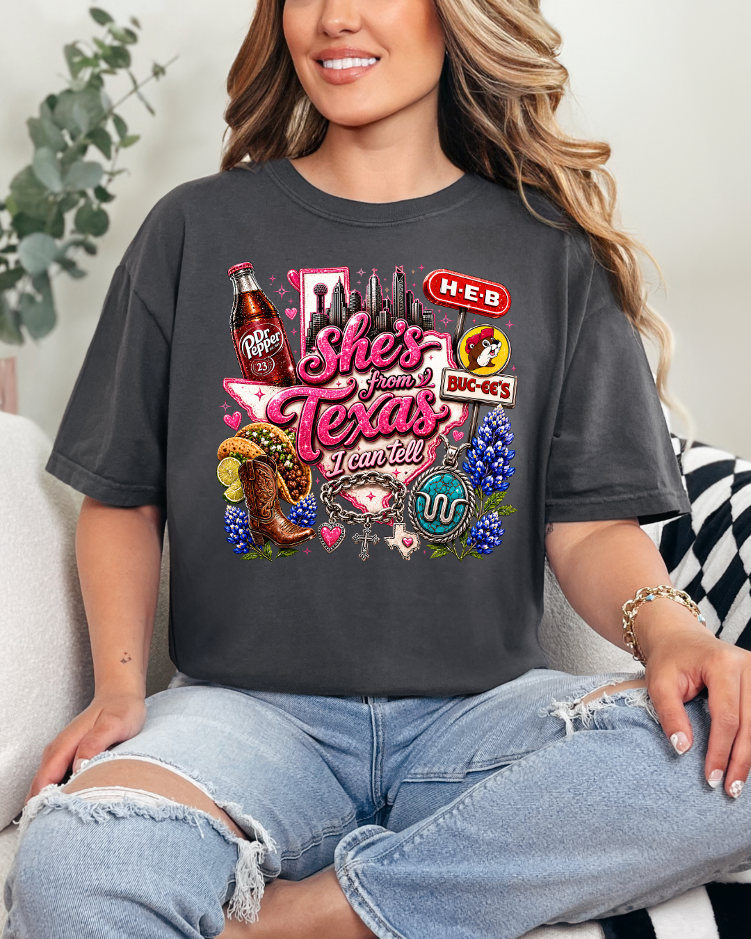 She's From Texas Version 9 Comfort Color