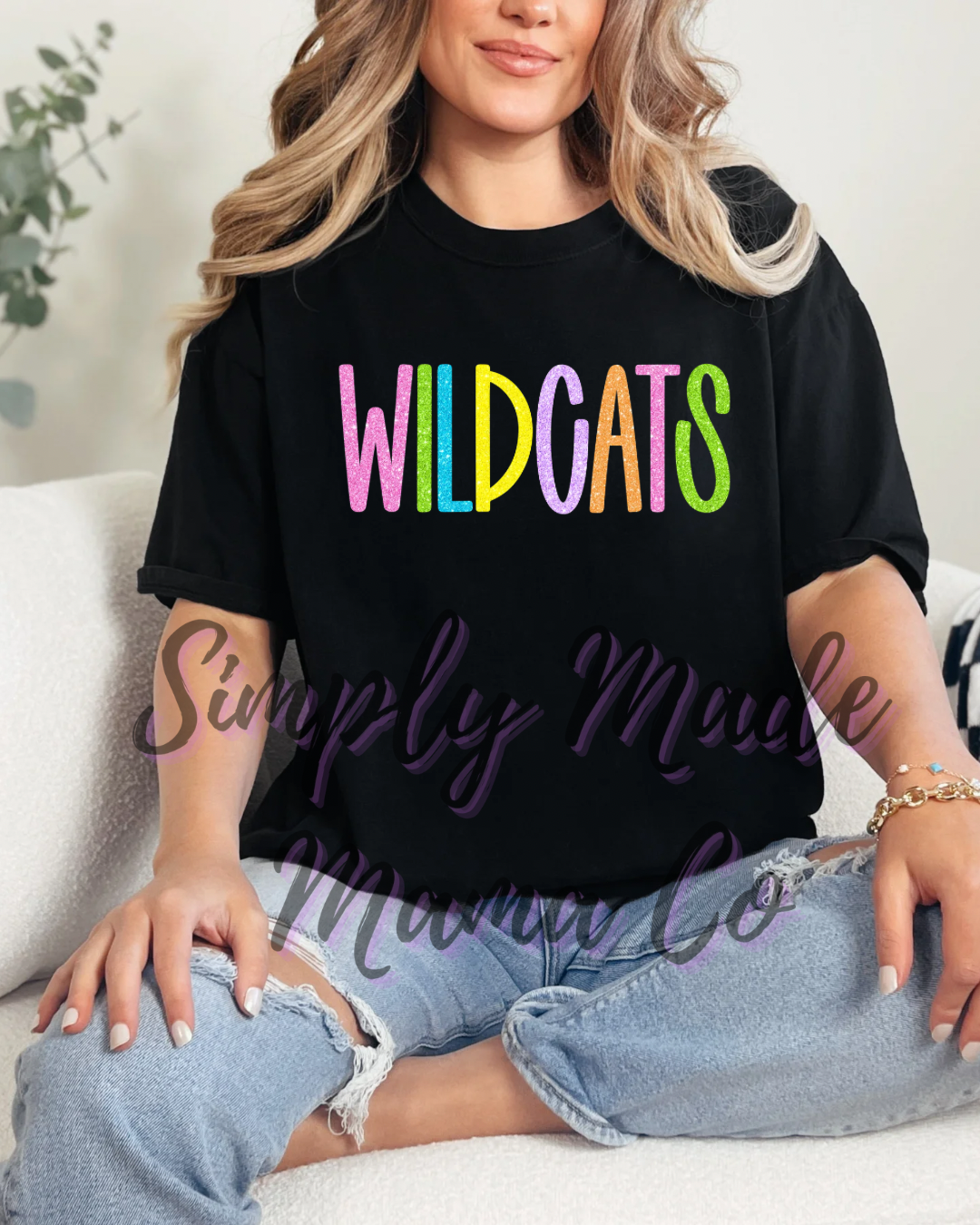 Wildcats Neon Script (short sleeve, long sleeve, sweatshirt, hoodie)