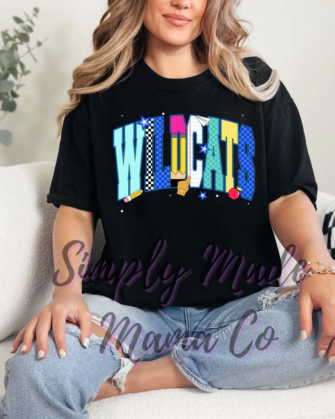 Wildcats Teacher Design (short sleeve, long sleeve, sweatshirt, hoodie)