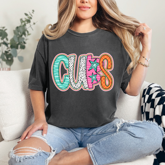 Cubs Bubble Bright Colors (short sleeve, long sleeve, sweatshirt, hoodie)