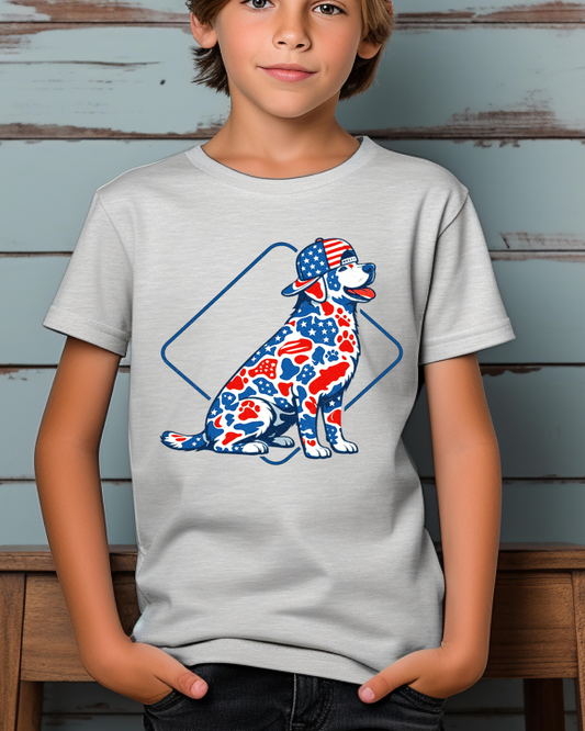 Patriotic Lab Kid's Shirt