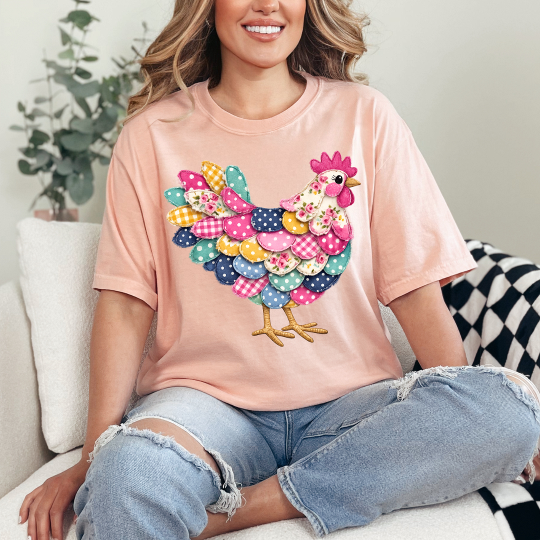 Chicken Patchwork Comfort Color
