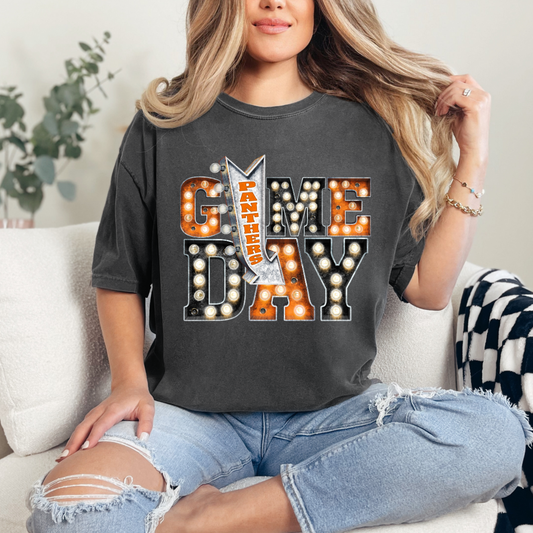 Panthers Game Day Sign (short sleeve, long sleeve, sweatshirt, hoodie)