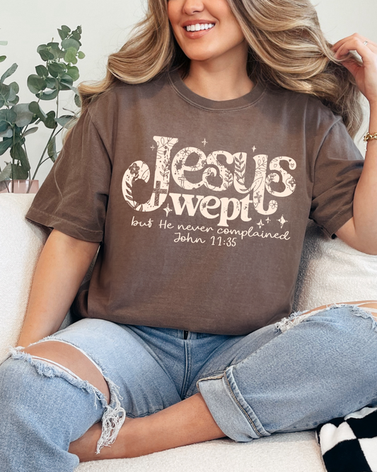 Jesus Wept Comfort Color