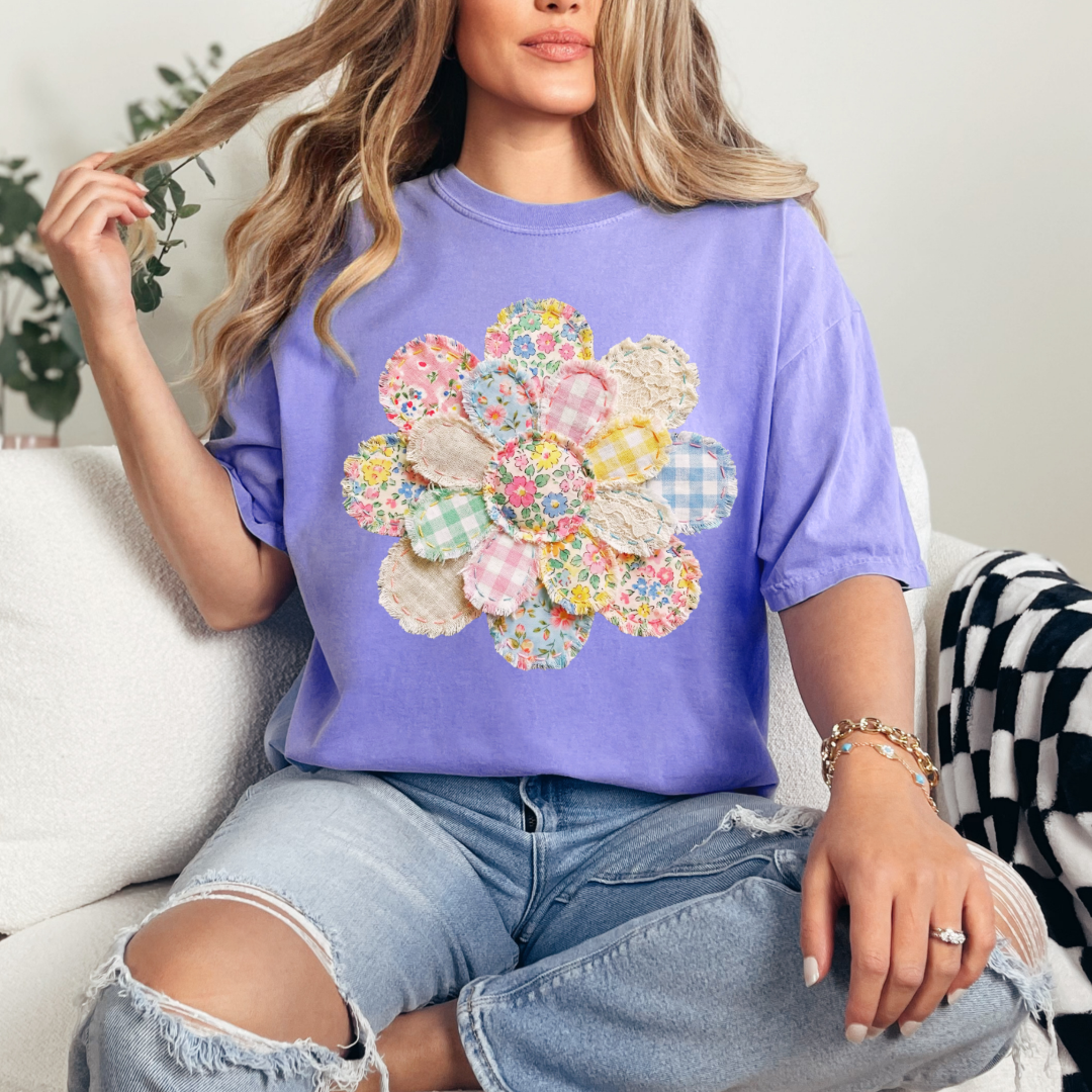 Floral Patchwork Comfort Color