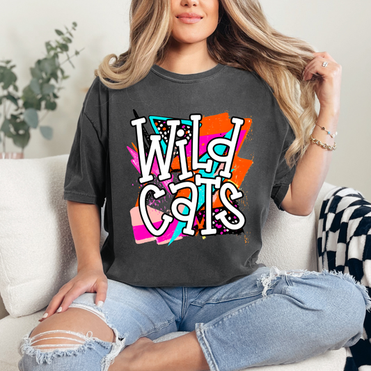 Wildcat Retro Neon (short sleeve, long sleeve, sweatshirt, hoodie)
