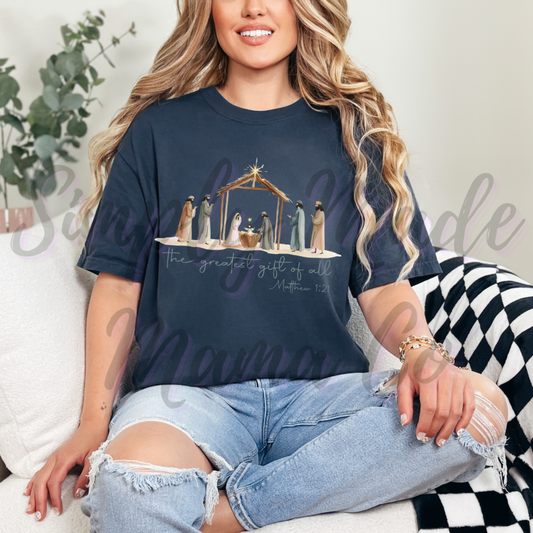 Nativity Scene Comfort Color