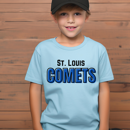 Block Comets Gildan Short Sleeve (Toddler, Youth and Adult)