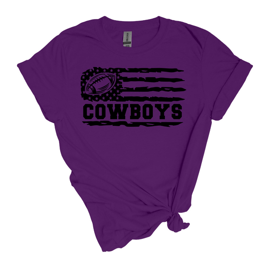 Cowboy Flag Gildan Short Sleeve *3 Color Options*