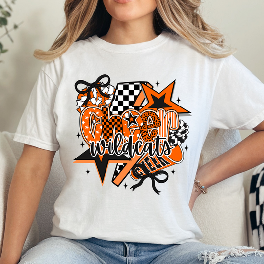 Wildcats Cheer Team Comfort Color Shirt