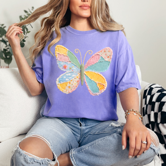 Butterfly Patchwork Comfort Color