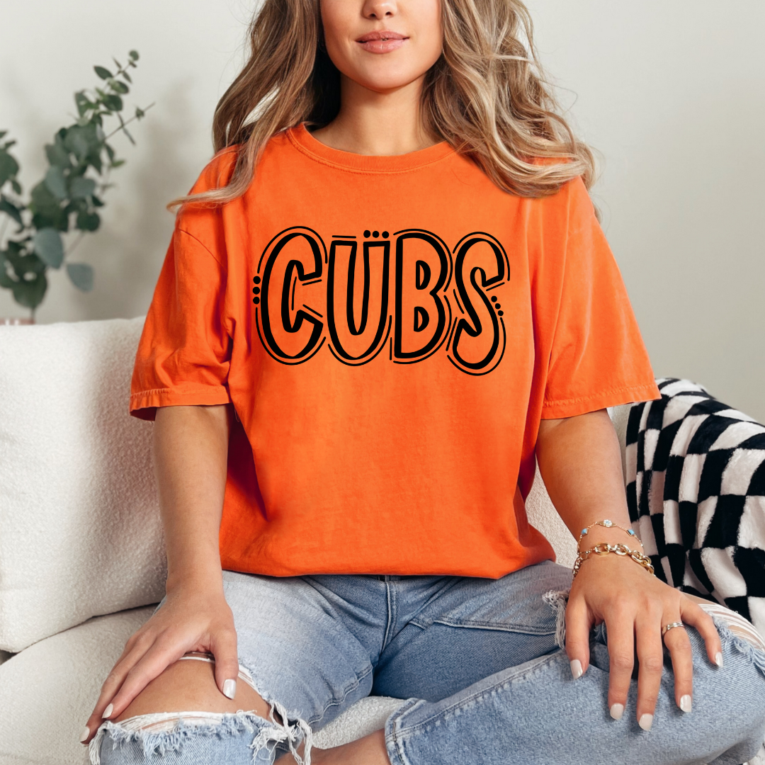 Cubs Doodle Comfort Color (Adult Only)