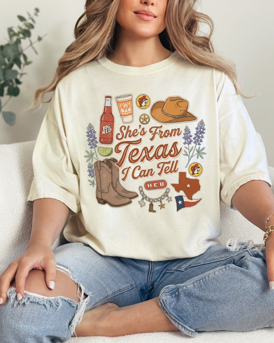 She's From Texas Version 1 Comfort Color