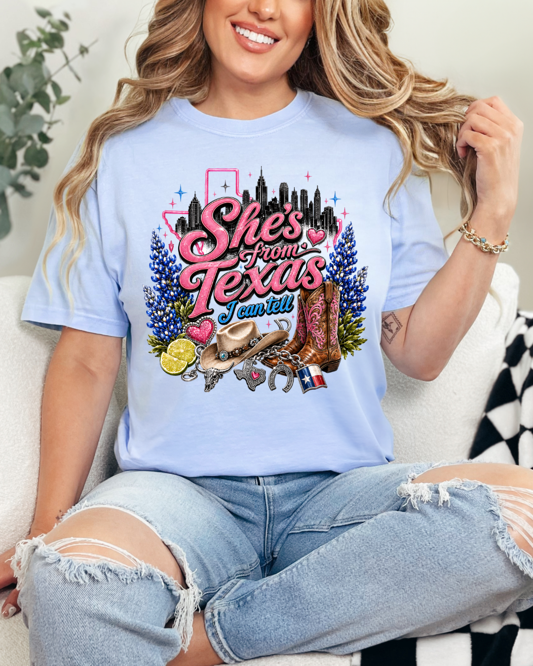 She's From Texas Version 2 Comfort Color