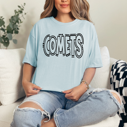 Comets Doodle Comfort Color (Adult Only)