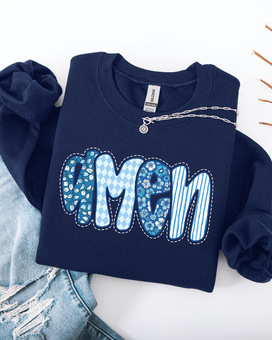 Amen Quilted Pattern Sweatshirt