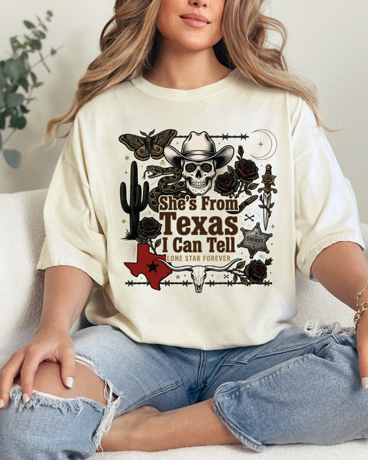 She's From Texas Version 3 Comfort Color