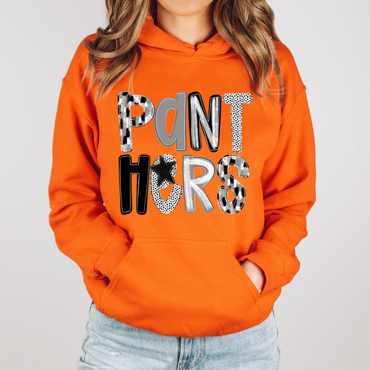 Panthers Pattern Hoodie (Youth and Adult)