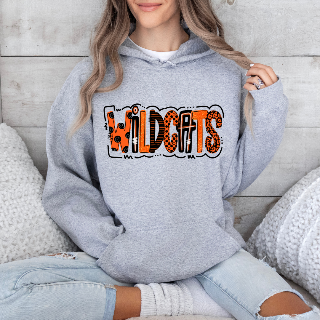 Wildcats Quilted Hoodie (Youth and Adult)