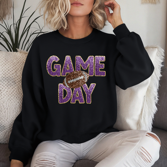 Game Day Purple Gold Sweatshirt (Youth and Adult)