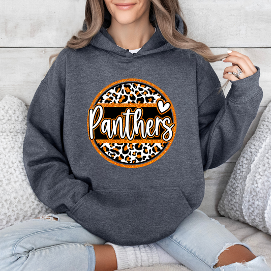 Panthers Cheetah Circle Hoodie (Youth and Adult)