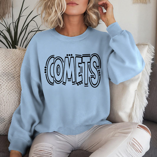 Comets Doodle Sweatshirt (Adult)