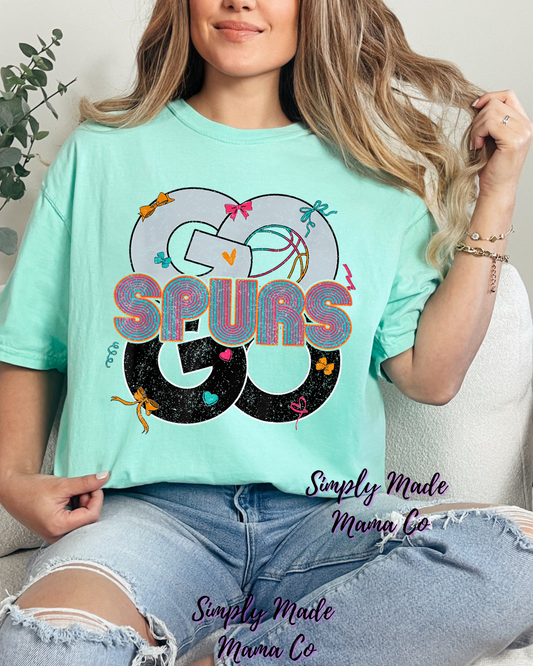 Go Spurs Go Retro Comfort Color
