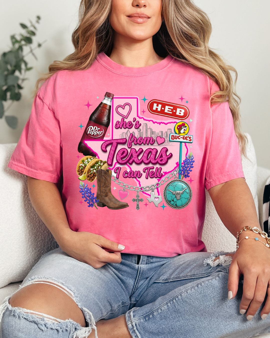 She's From Texas Version 5 Comfort Color