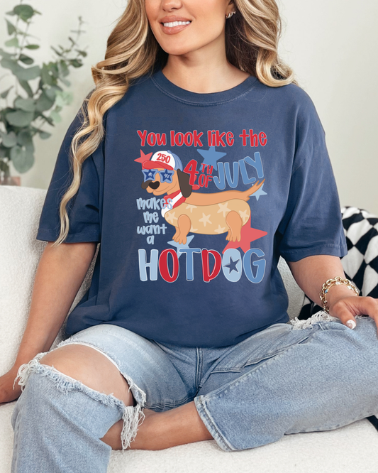 Makes Me Wanna Eat A Hotdog Comfort Color