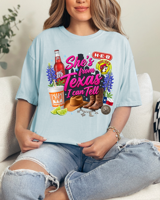 She's From Texas Version 6 Comfort Color