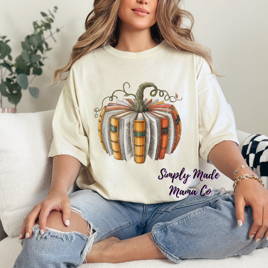 Book Pumpkin Comfort Color