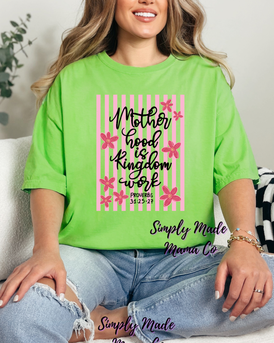 Motherhood is Kingdom Work Comfort Color