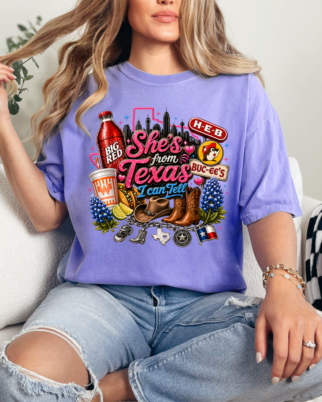 She's From Texas Version 7 Comfort Color